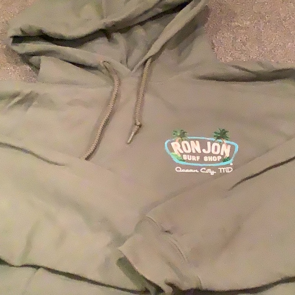 Ron Jon olive hoodie